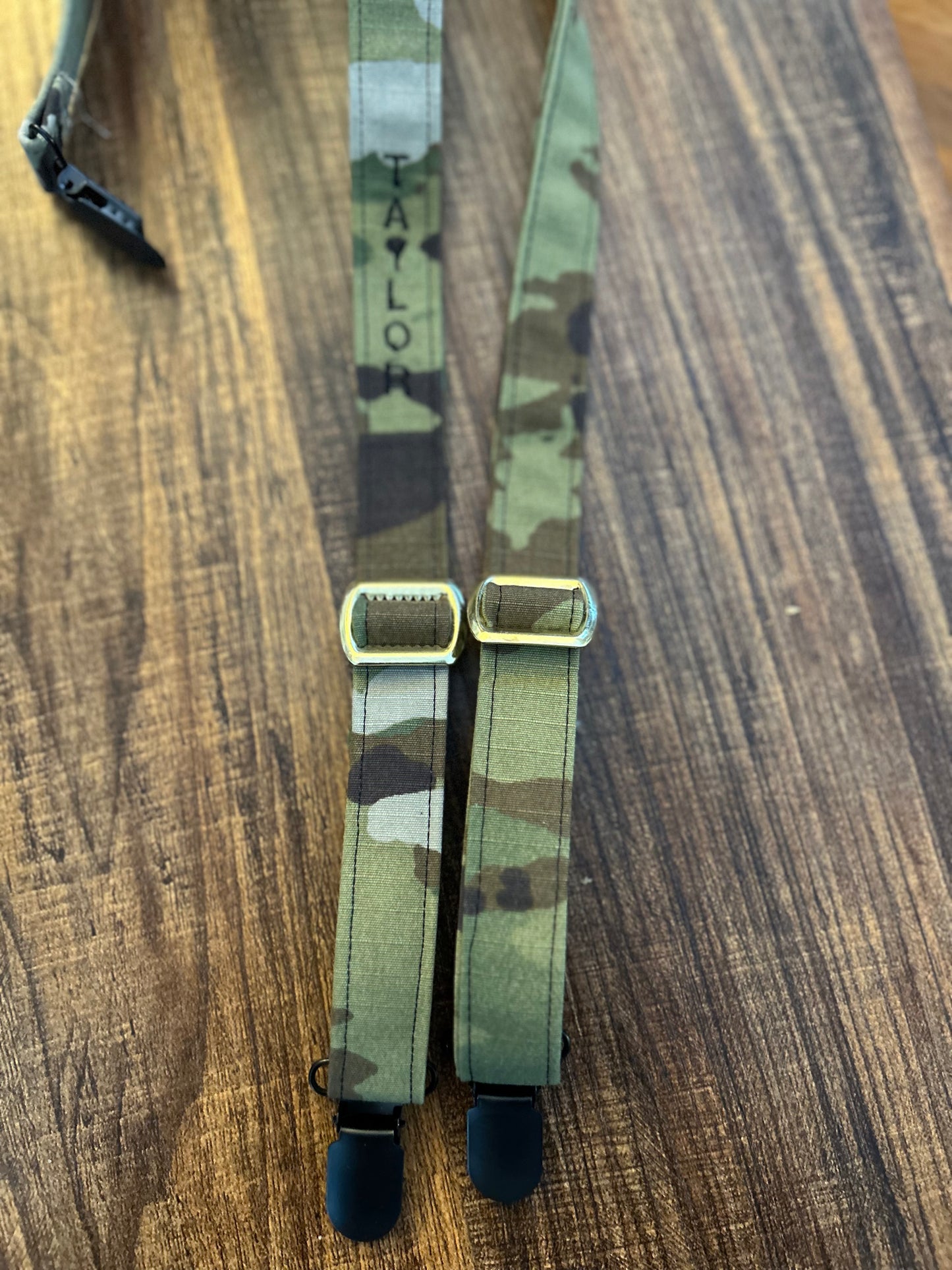 Personalized Camo Children's Suspenders
