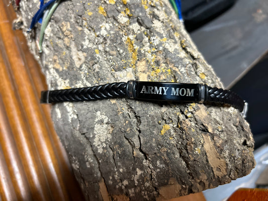 Customizable Military Support Bracelet | Patriotic Jewelry for Veterans and Families